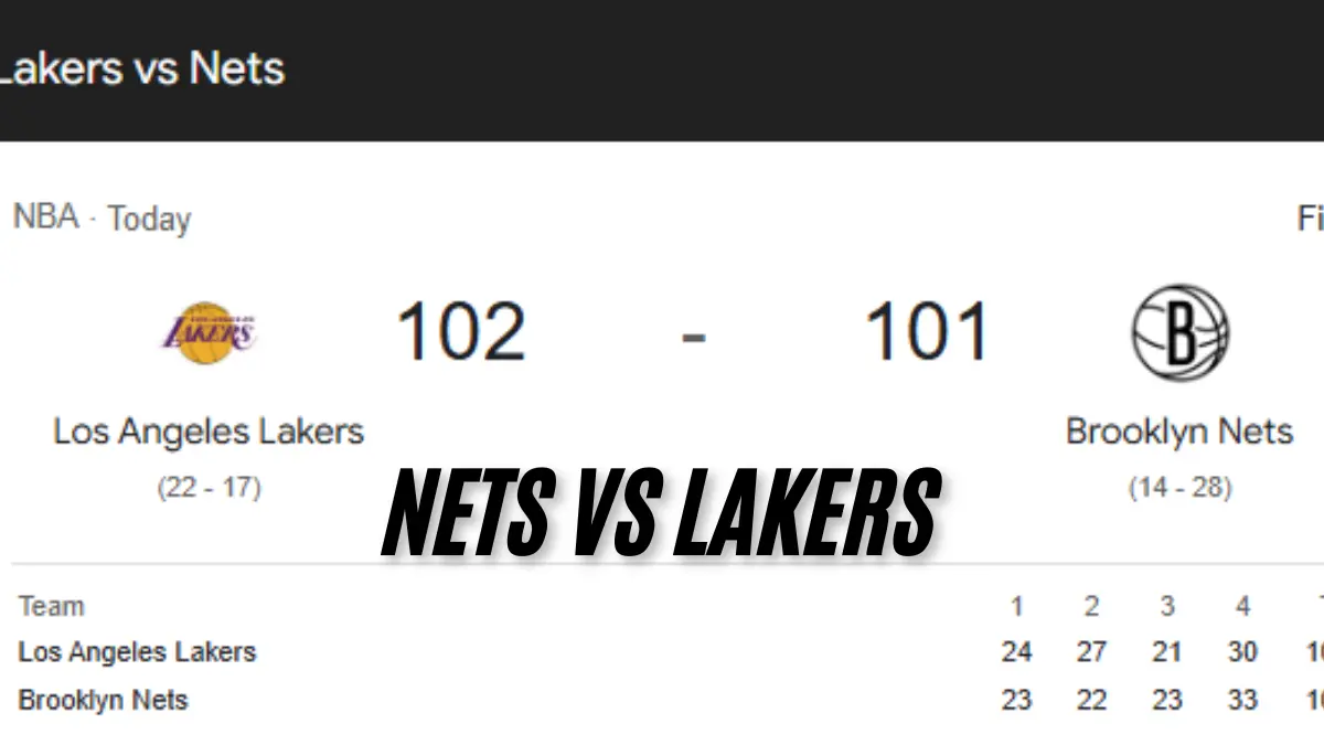 nets vs lakers