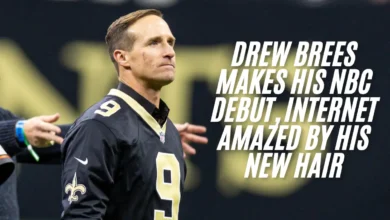 drew brees makes his nbc debut, internet amazed by his new hair